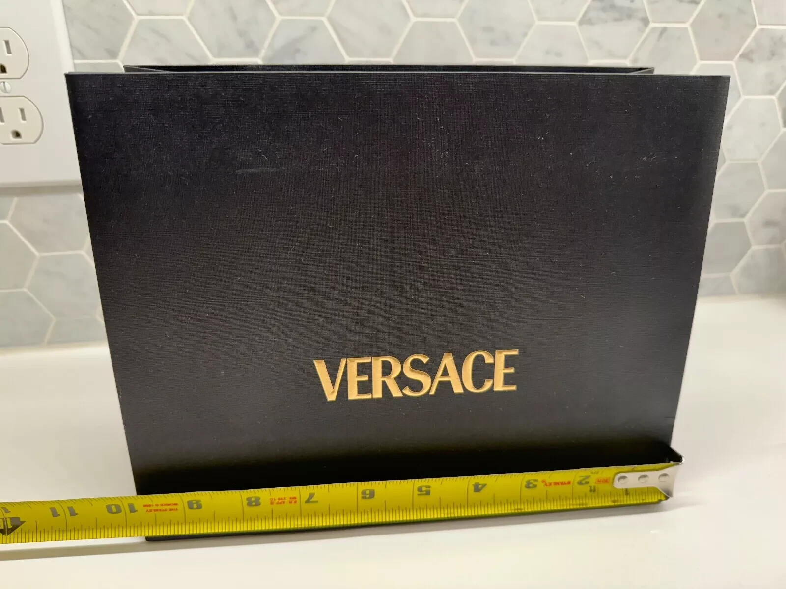Versace Shopping Bag & Gift Box Black/Gold - Small, Medium, Large - Choose Size