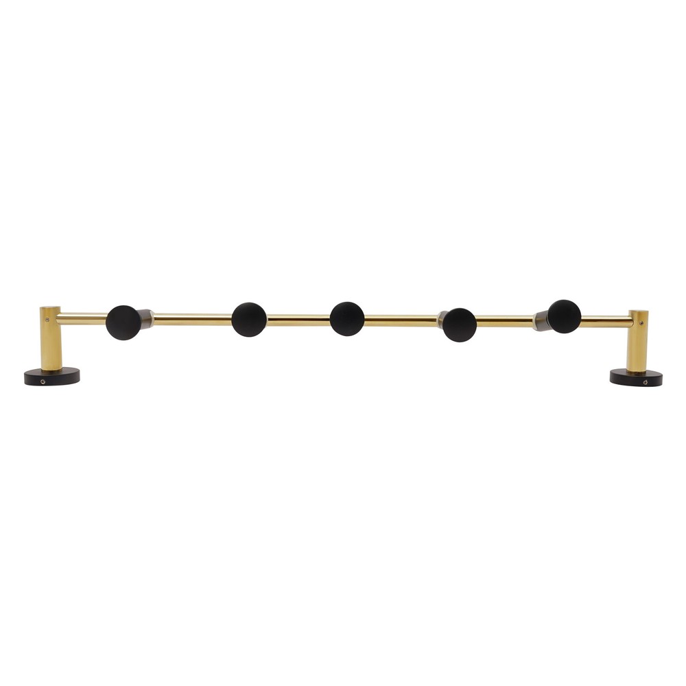 Coat Rack with 5 Adjustable Hooks Wall Mounted Vertical Coat Rack Coat Rack