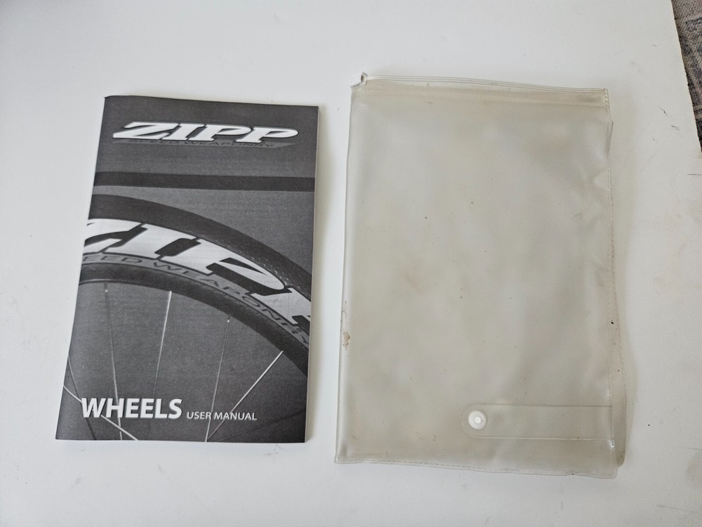 Zipp Wheels User Manual + Plastic Case