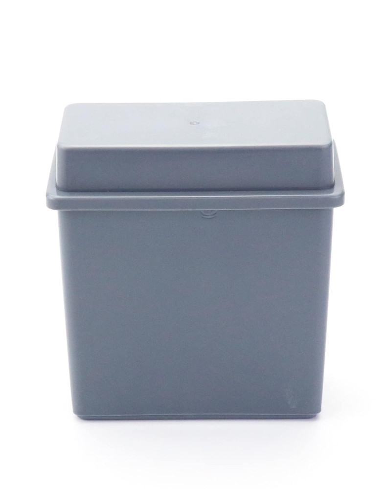 Microscope Slides Staining Jar and Rack 24-Slots 10 Pack Grey