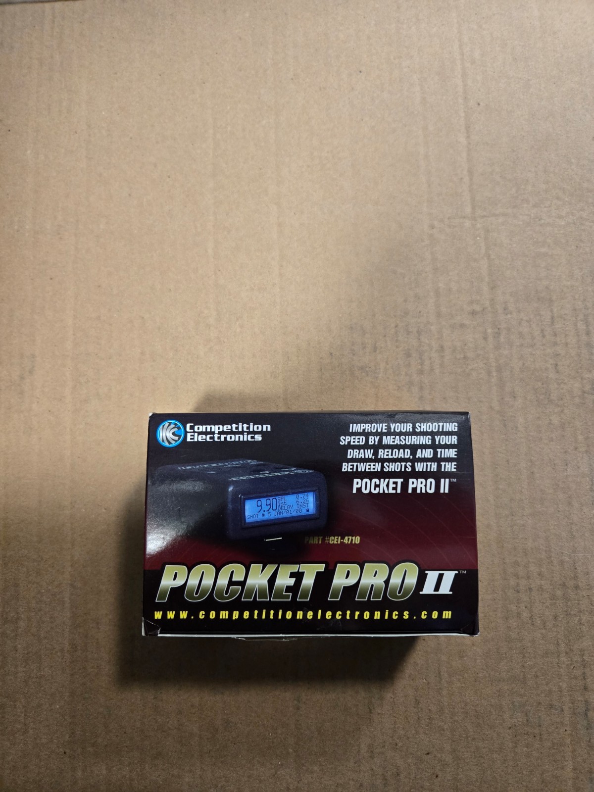 Competition Electronics Pocket Pro II Shot Timer New In Box Blue