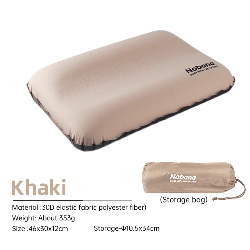 Outdoor 3D Sponge Pillow Automatic Inflatable Pillow