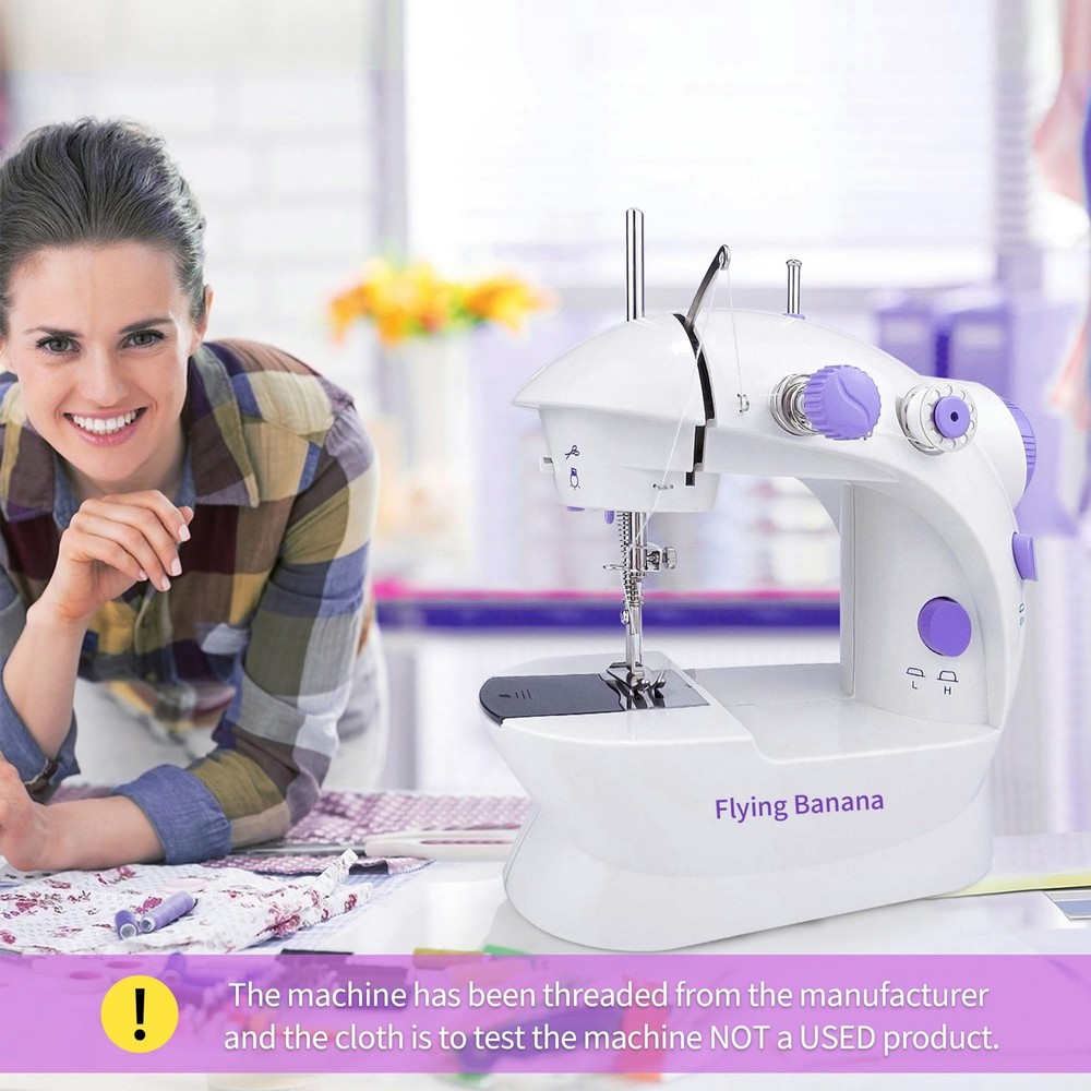 Sewing Machine for Beginners with Extension Table, Adjustable 2-Speed 2-Thread M