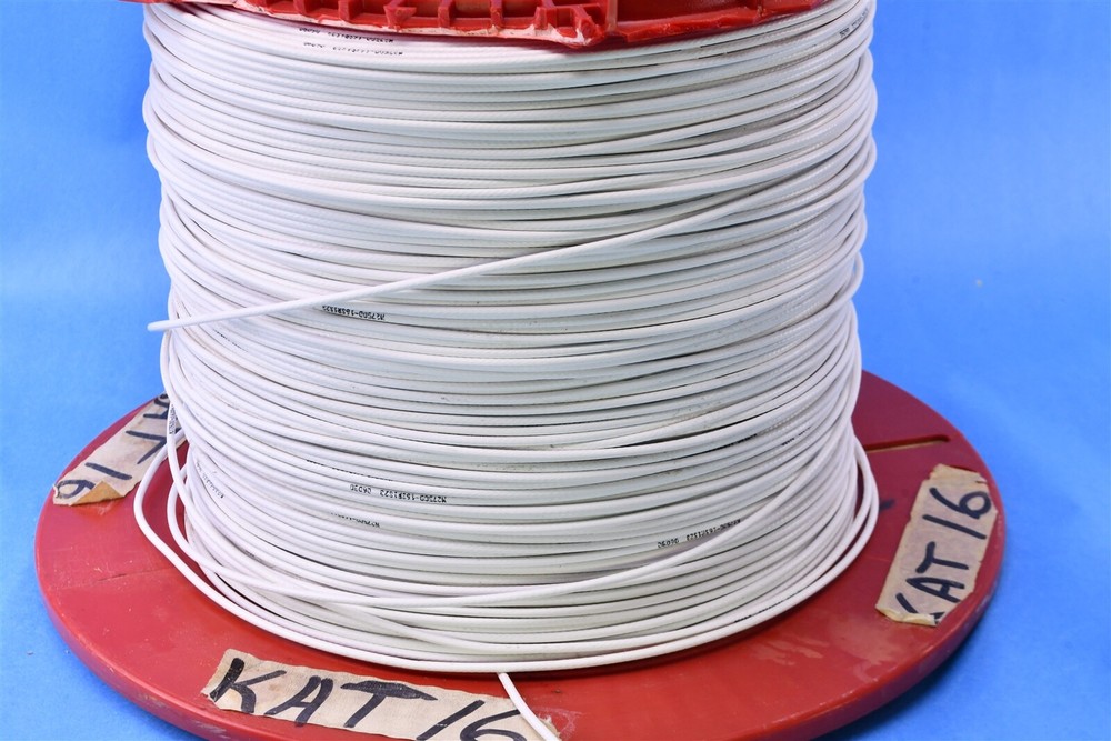 TE Connectivity 1500' Mil-Spec 1-Conductor Coaxial Shielded ETFE Silver Cable