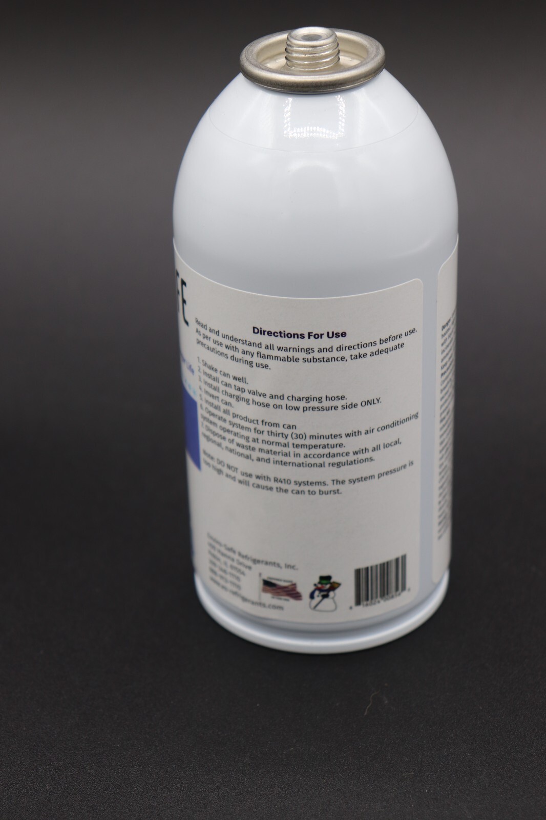 Envirosafe Arctic Air for R12, Auto AC Refrigerant Support, 1 can