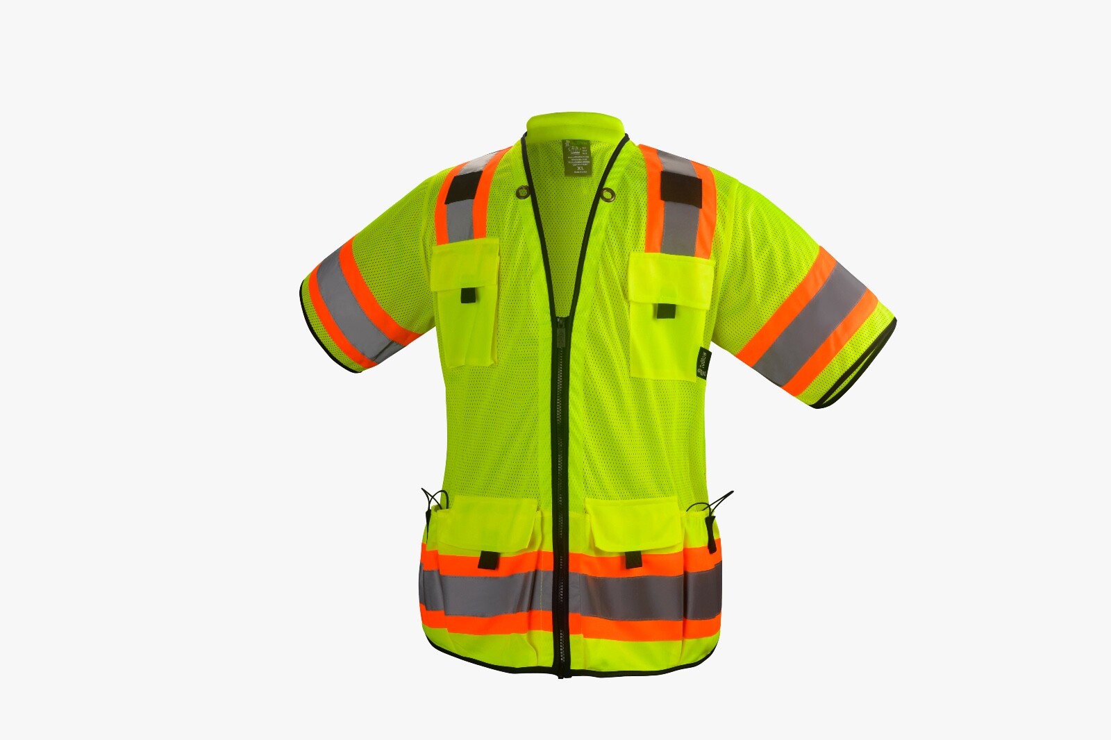 Crew Class 3 Yellow Reflective High Visibility Safety Vest