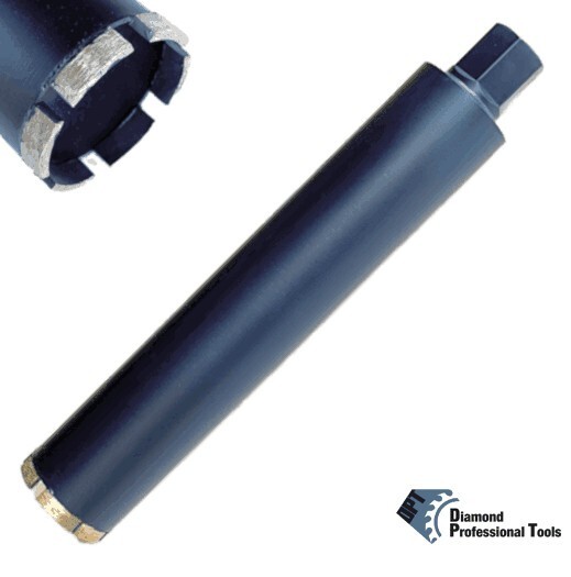 2 1/2" Diamond Core Drill Bit for Concrete Asphalt Bricks Blocks 1-1/4"-7 Thread