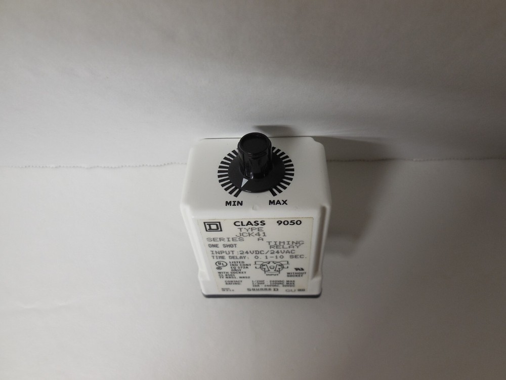 Square D JCK-41 Solid State Timing Relay One-Shot - NEW