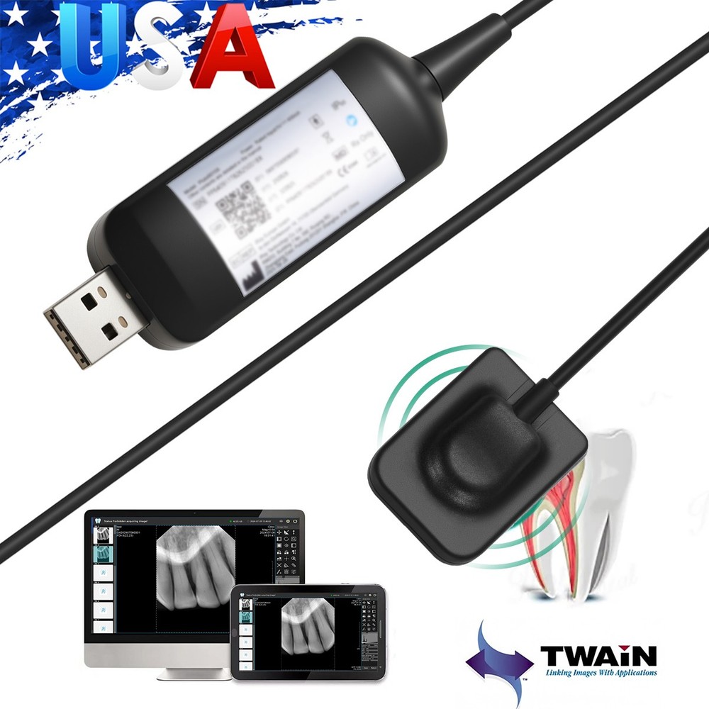 Dental Sensor Unit digital Sensor Image HD Sensor Size 1.5 || Twain
