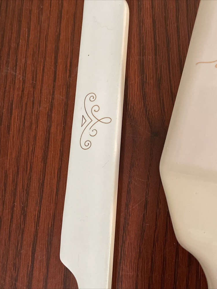 Cake Knife & Server Style Me Pretty Ceramic Wedding Set