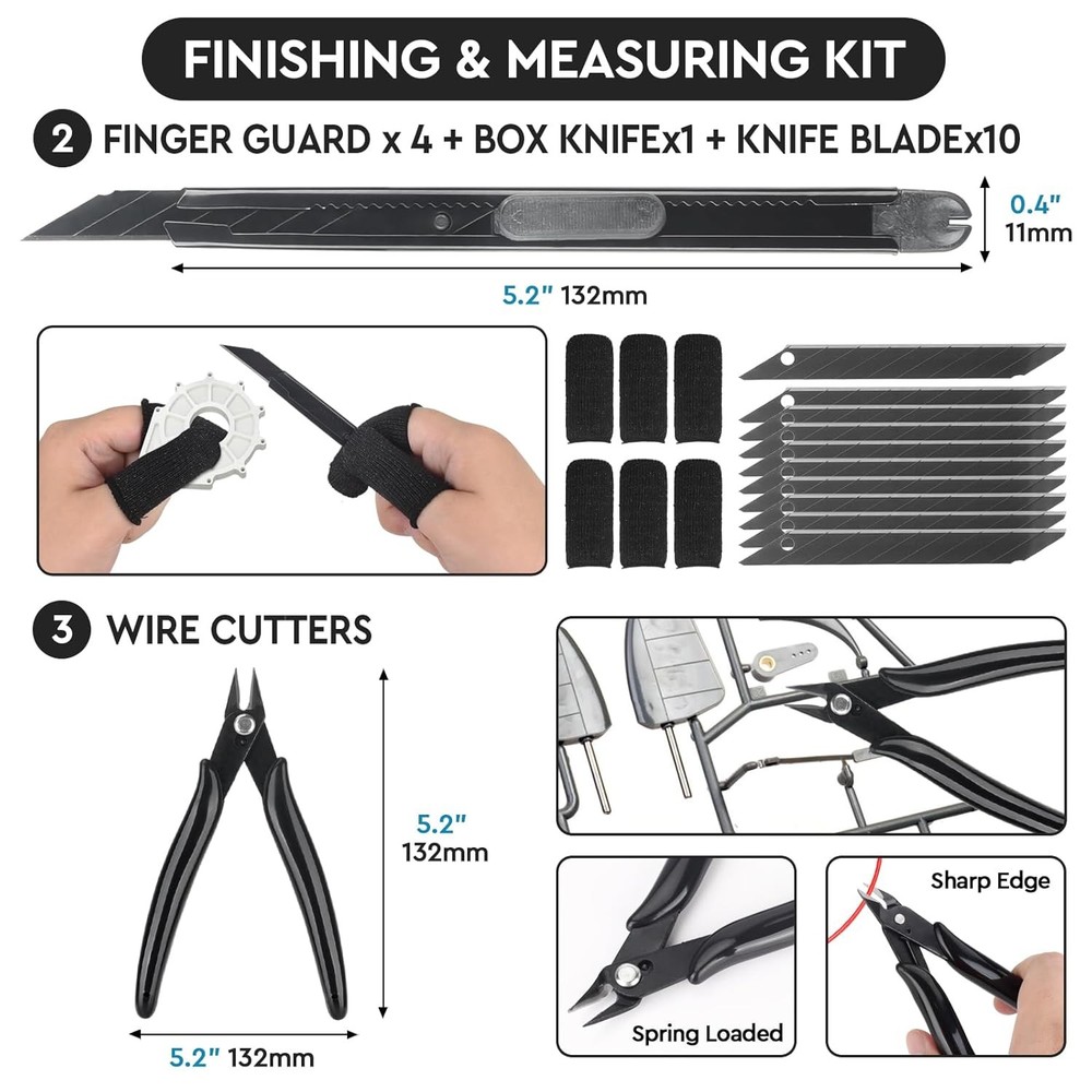 3D Printer Tools Kit Essential, 3D Printing Tools Kit, 3D Printer Accessories wi