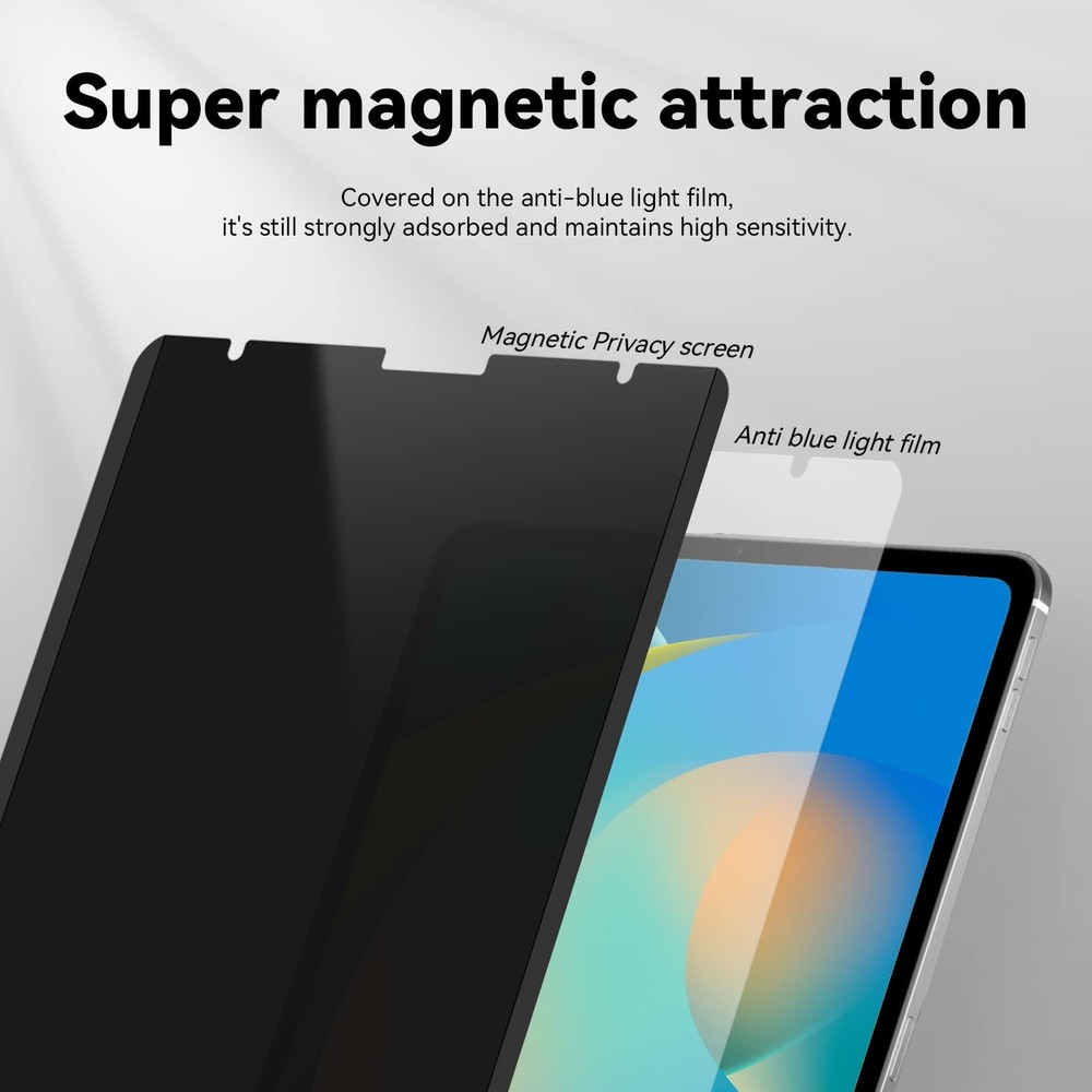 Magnetic Privacy Screen Protector for iPad Pro 12.9" (6th/5th/4th/3rd Gen)