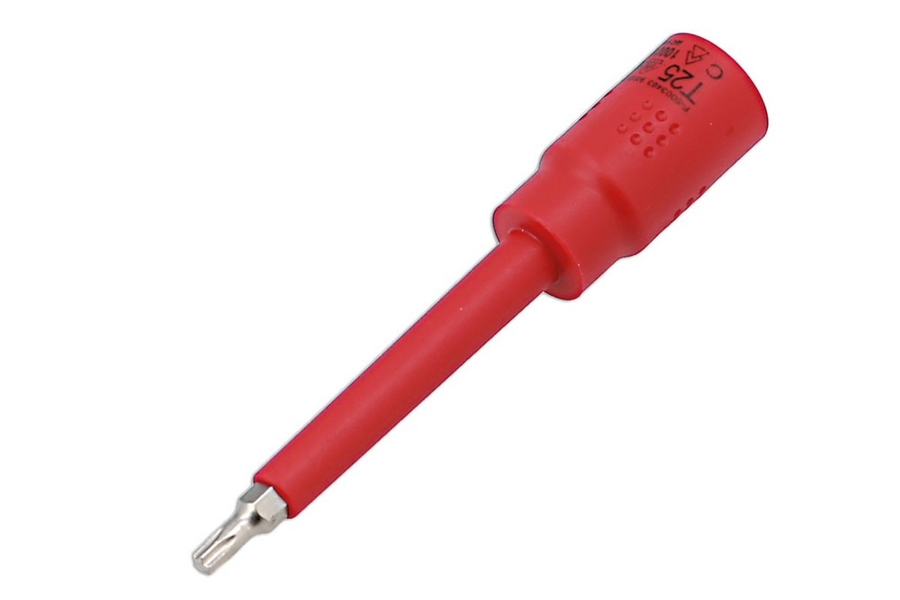 Laser Tools Insulated Extra Long Star Bit Socket 3/8"D T25 8919