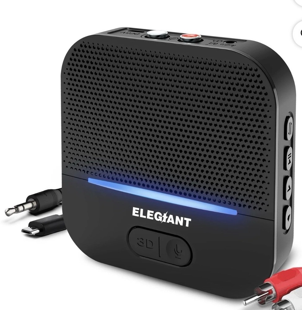 Elegiant Bluetooth Smart Receiver HIFI Wireless Audio Bluetooth 5.0 3D surround