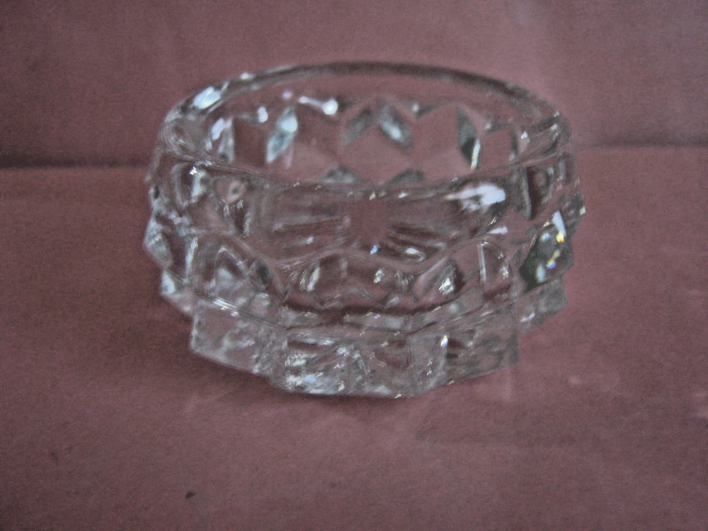 FOSTORIA AMERICAN PATTERN GLASS OPEN SALT CELLAR, c1910