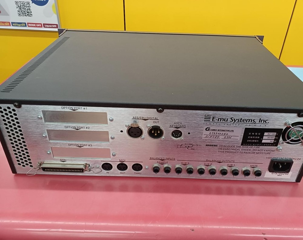 E-MU E-Synth Rack 6804 Sampler Synthesizer w/ Cable EOS 128MB Tested TMB01 12.0