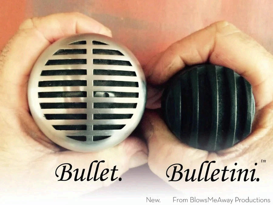 Bulletini Harmonica Mic VC BlowsMeAway Heumann Element USA Ship