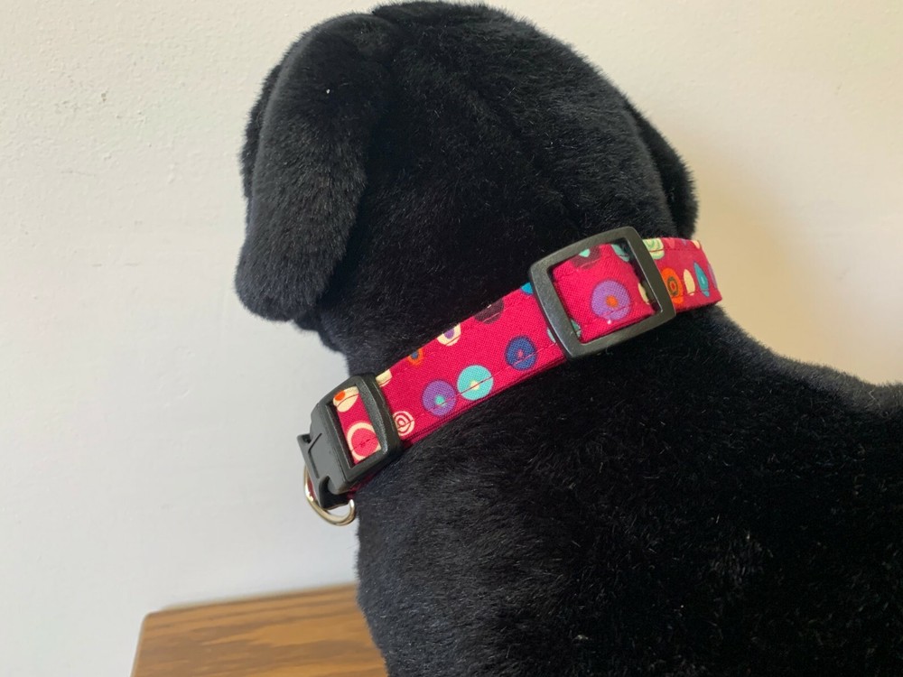 Chasin' Tail Dog Collars "Swirls & Dots" Multiple Sizes