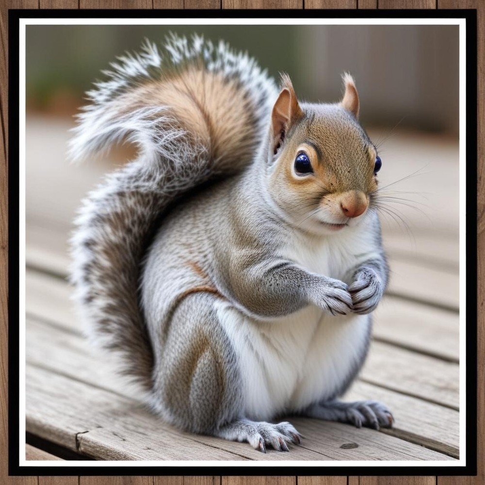 30 Custom Cute Squirrel Art Personalized Address Labels