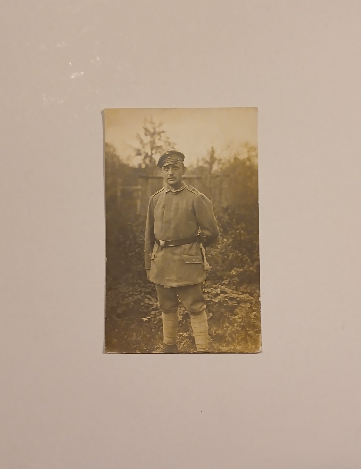 WWI RPPC Of German Unteroffizier 3rd Company Machine Gun Detatchment dated 3...