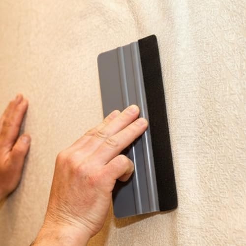 Grey Window Felt Squeegee Tool, 6 Inch Squeegee for Vinyl Tint Scraper