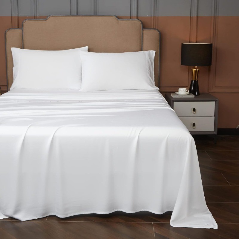 King Size Sheet Set,Rayon Derived from Bamboo, Deep Pocket Sheets Fits
