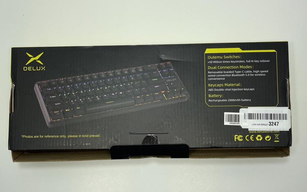 TKL Wired Mechanical RGB LED Lighting Gaming Keyboard