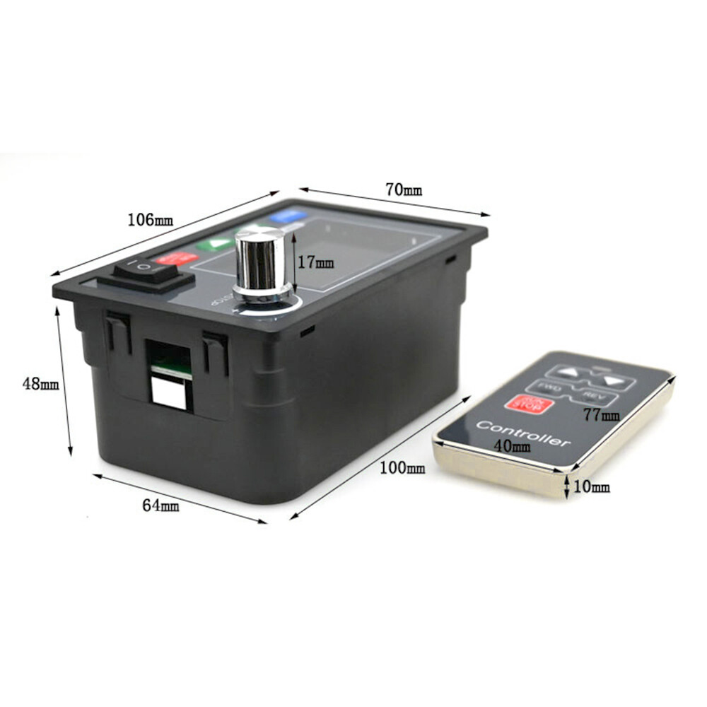 DC10-55V 40A Brush Motor Speed Controller LCD Digital Wireless Remote Control