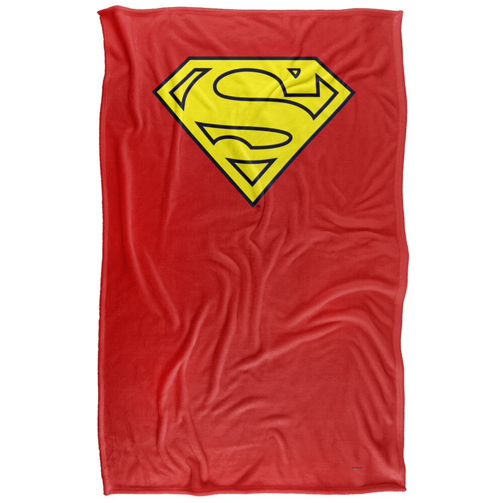 Superman Cape Logo Silky Touch Super Soft Throw Blanket