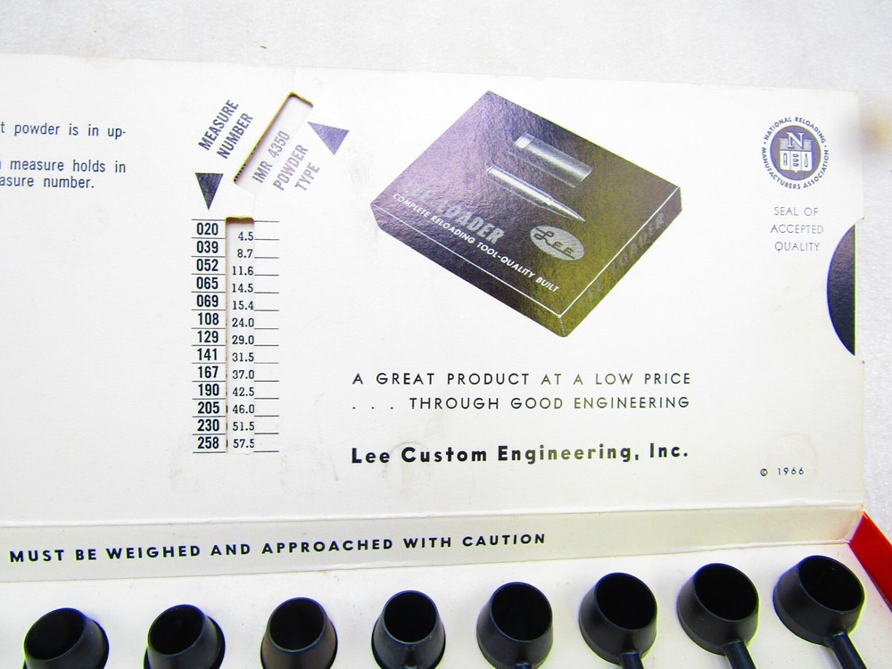 Gun powder measure kit by Lee