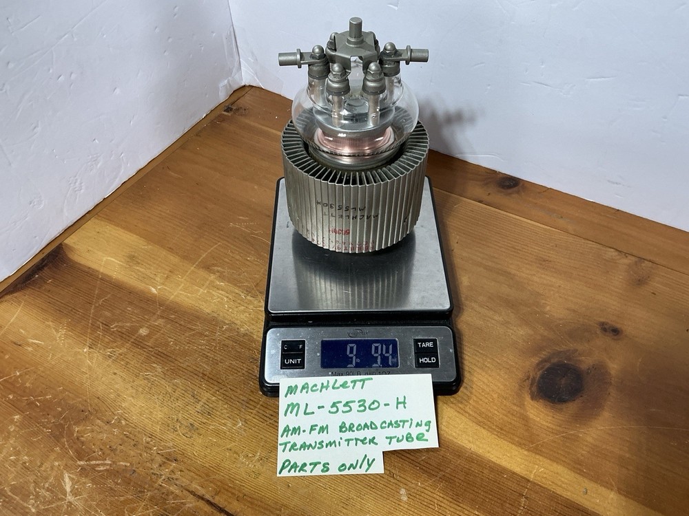 Machlett ML-5530H Power Amplifier Tube AM FM Broadcasting 4kW VTG TRANSMITTING