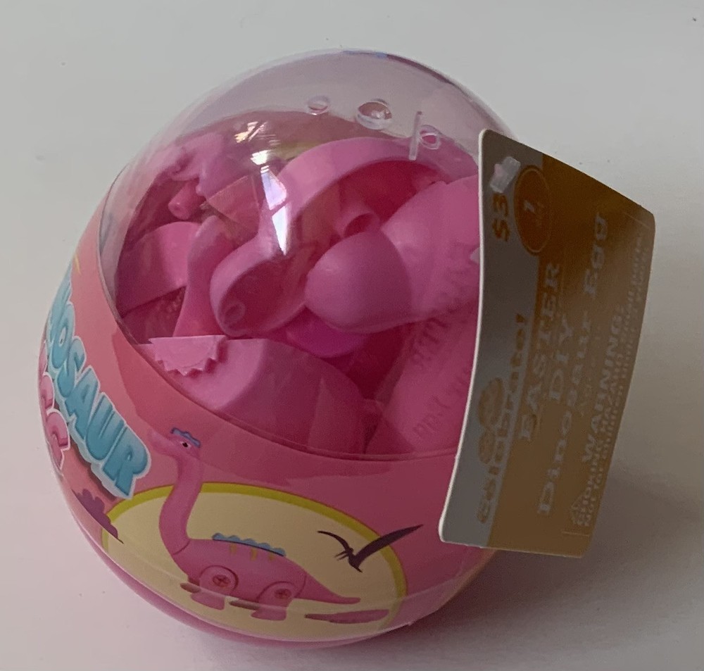 Easter DIY Dinosaur Egg Pink