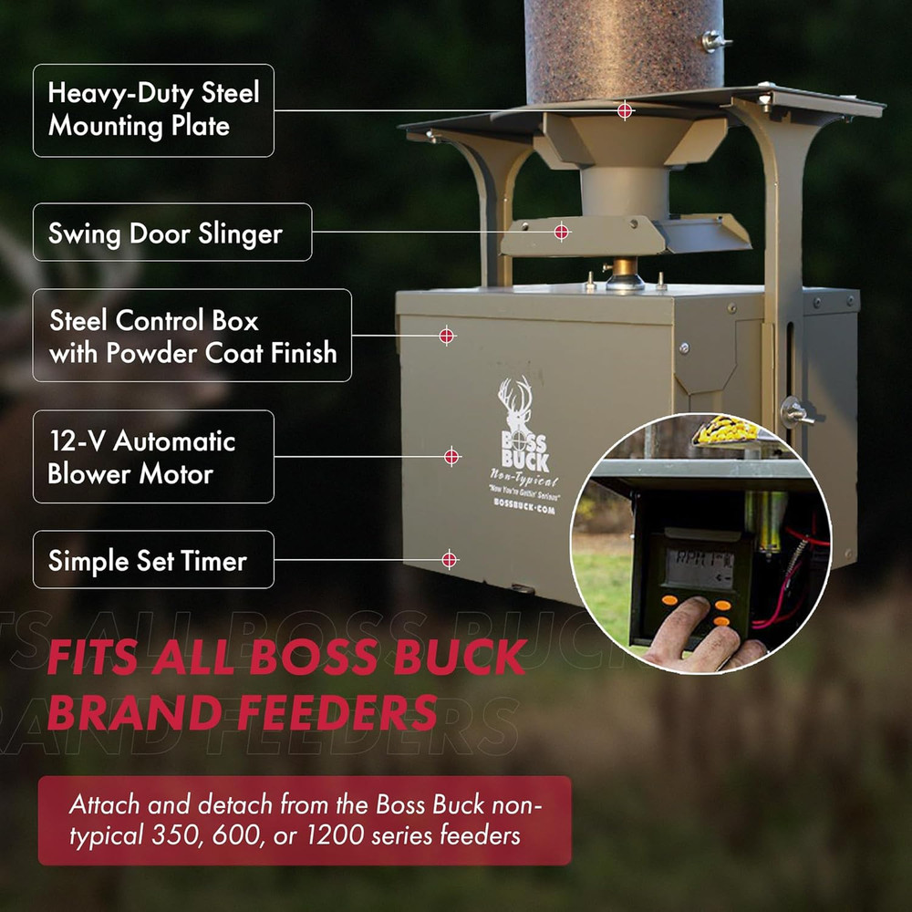 Game Feeder Conversion Kit, Automatic Deer Hunting Accessory, Feeder Not Include