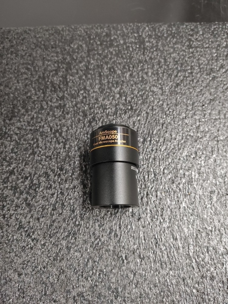 AMSCOPE FMA050 Fixed Microscope Adapter C Mount Magnification Reduction Lens
