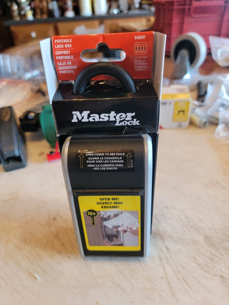 MasterLock Portable Combination Lock Box (5480D). FreeShipL48