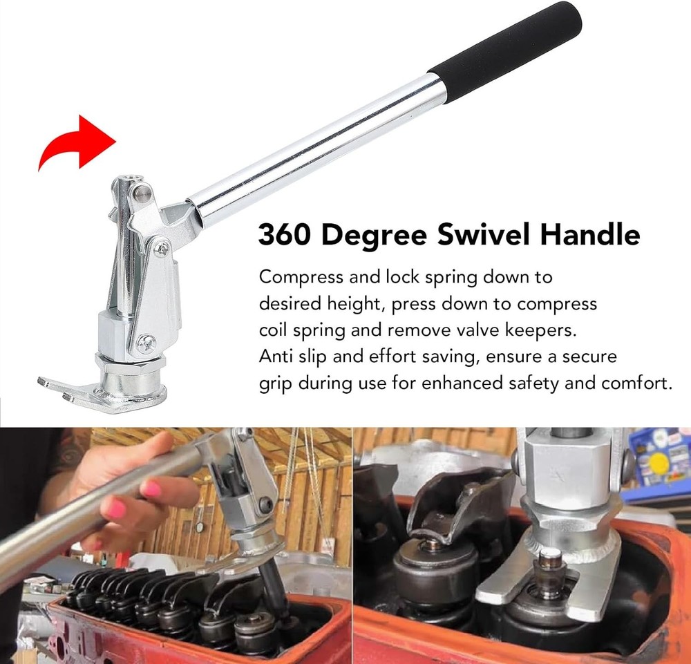 66784 Stud Mount Valve Spring Compressor Tool For all 3/8" & 7/16" Rocker Studs