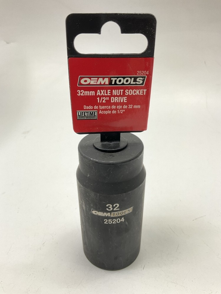 OEM Tools 25204 1/2" (32mm) Axle Drive Nut Socket