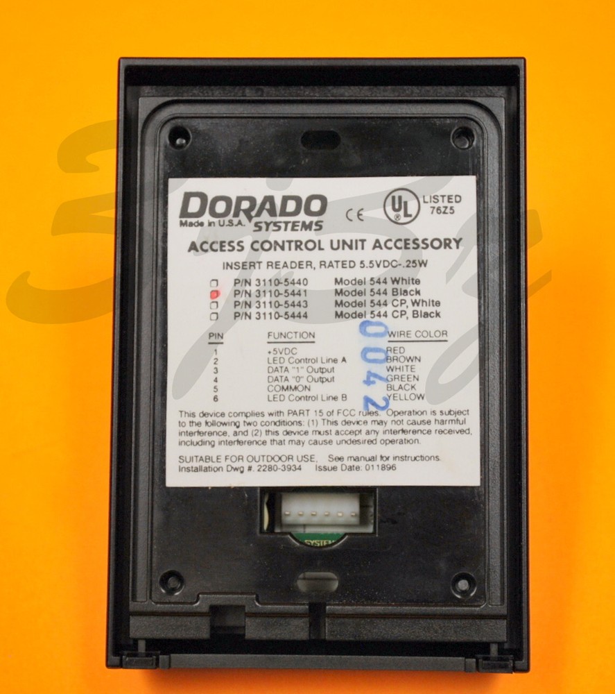 Dorado 544B Wall-Mounted Magstripe Reader