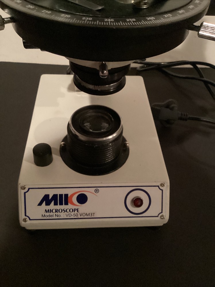 Never used - polarized light microscope