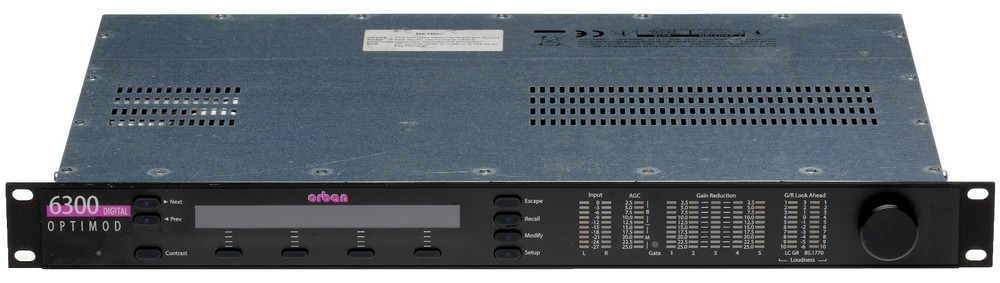 Orban Optimod 6300 DAB AES/EBU 5-Band Web Digital Audio Processor CBS Loudness
