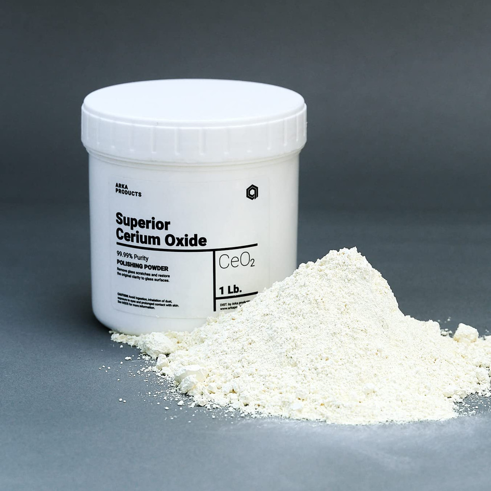 Premium Cerium Oxide- Optical Grade Compound 1Lb for Scuff, Marks and Scratchs i