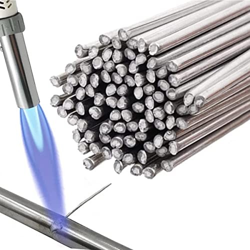 50 Pieces Flux Core Aluminum Rods Low Temperature Easy Melt Aluminum Welding