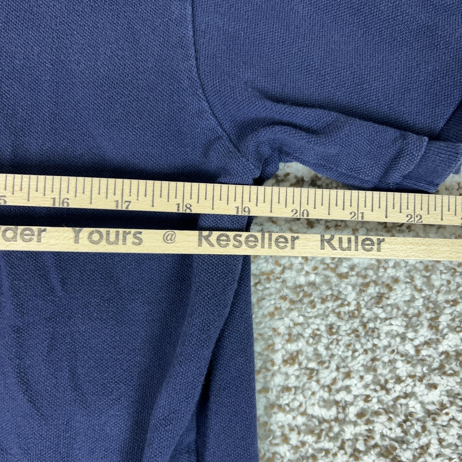 Polo Ralph Lauren Custom Slim Fit Polo Shirt Mens Large Navy