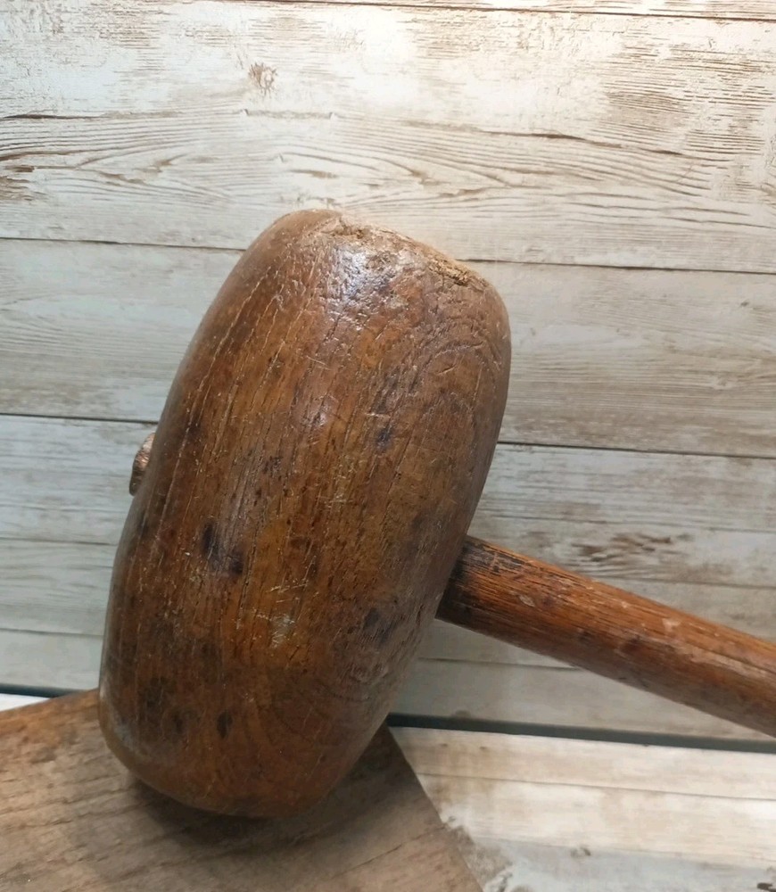 Primitive Solid Wood Mallet 18x6 28oz