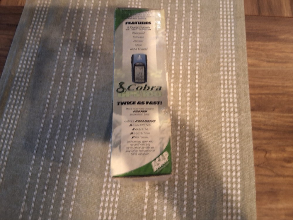 Cobra Global Positioning System GPS100 Complete instructions GPS Reciever