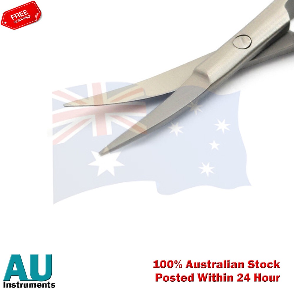Noyes Microsurgical Curved Scissor Sharp Blades Ophthalmology Spring Precision