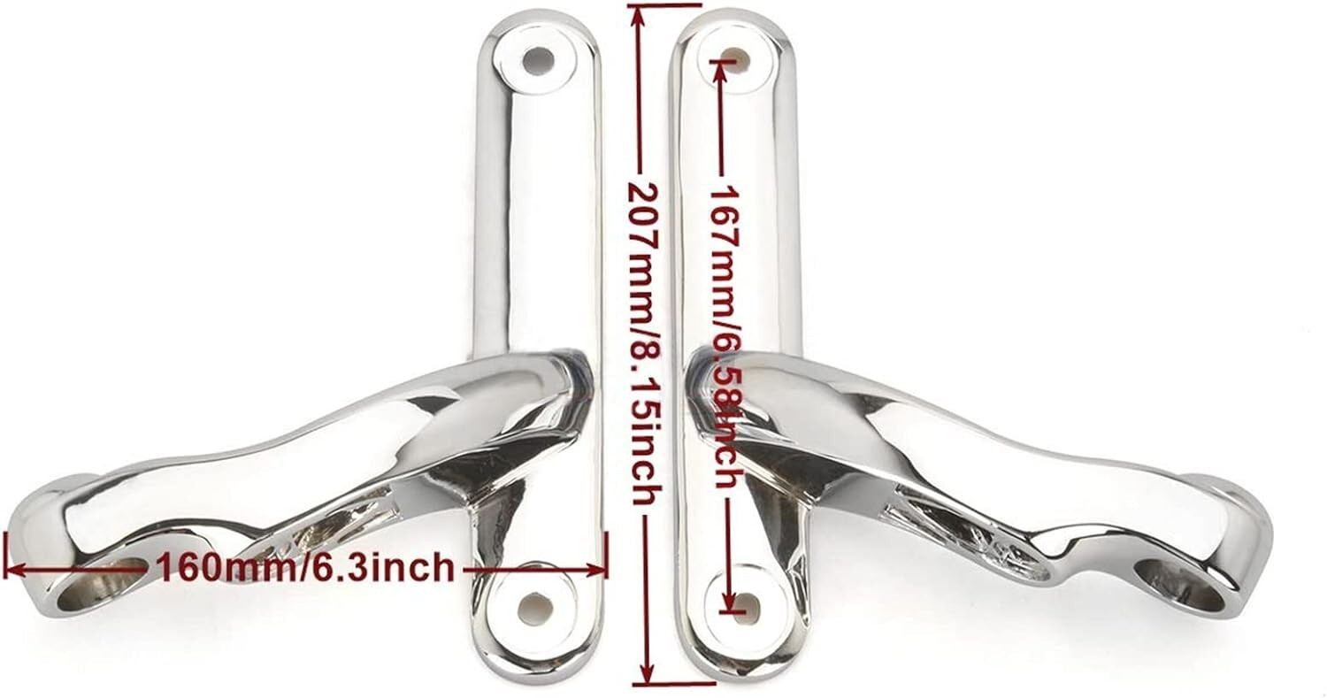 4.5" Passing Fog light housing Bracket mounting for harley touring street glide