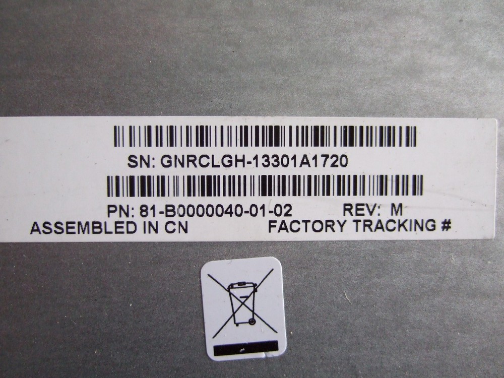 Modular Smart Array Case PN:81-00000040-01-02 Rev.M FRU PN: FRUKC26-01B Rev.E