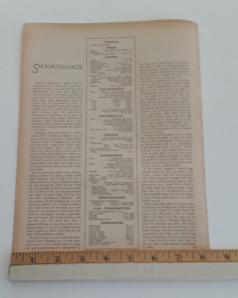 1969 DODGE 500 ORIGINAL 1969 ARTICLE