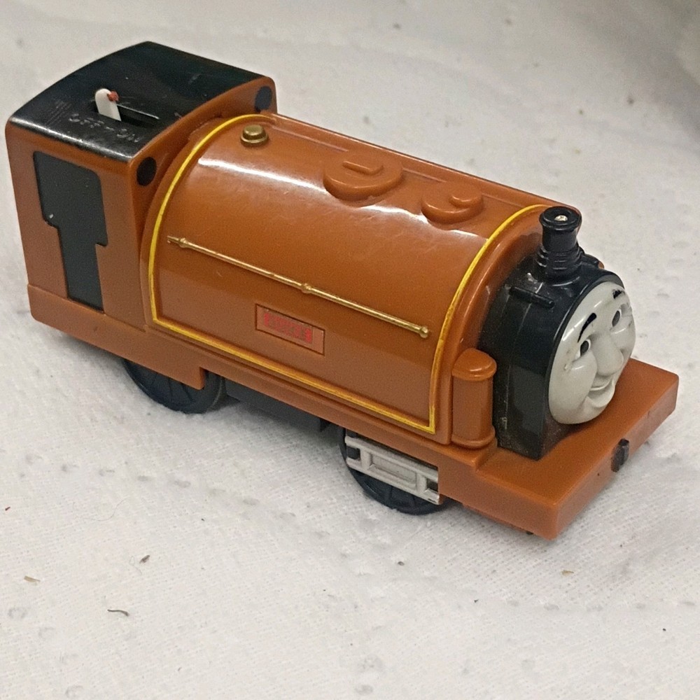 Thomas & Friends Brown Train Engine Model Black Plastic Toy Rolling Stock